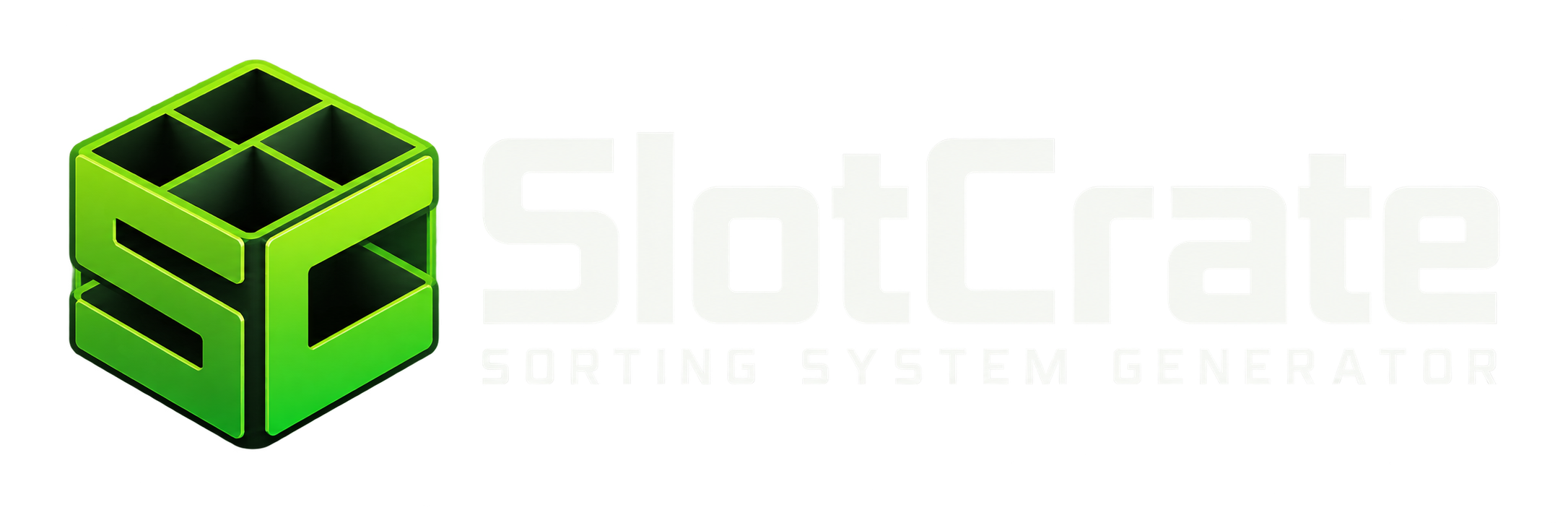 SoS – SlotCrate Sorting System Generator Logo